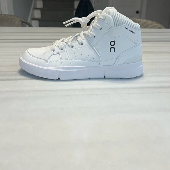 On Running White High-Top Sneakers